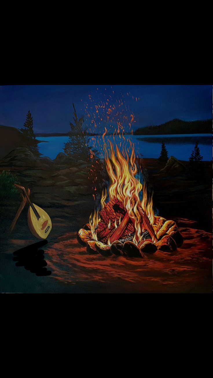 عزف النار على أوتار الشتاء 